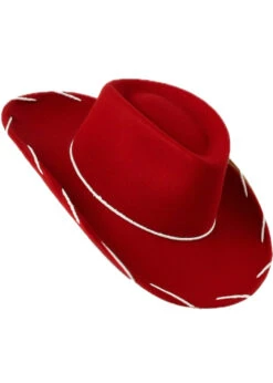 SADDLE UP COWGIRL HALLOWEEN RED HAT