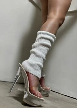 LET'S DANCE KNITTED LEG WARMER SOCKS