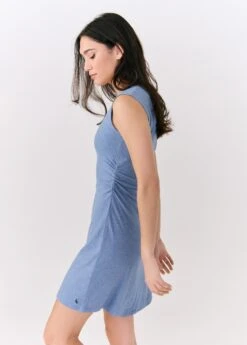 Traverse Ruched Short Sleeve Dress 23 Traverse Ruched Short Sleeve Dress -Lole Clothing Shop LSW4590 BB85 3