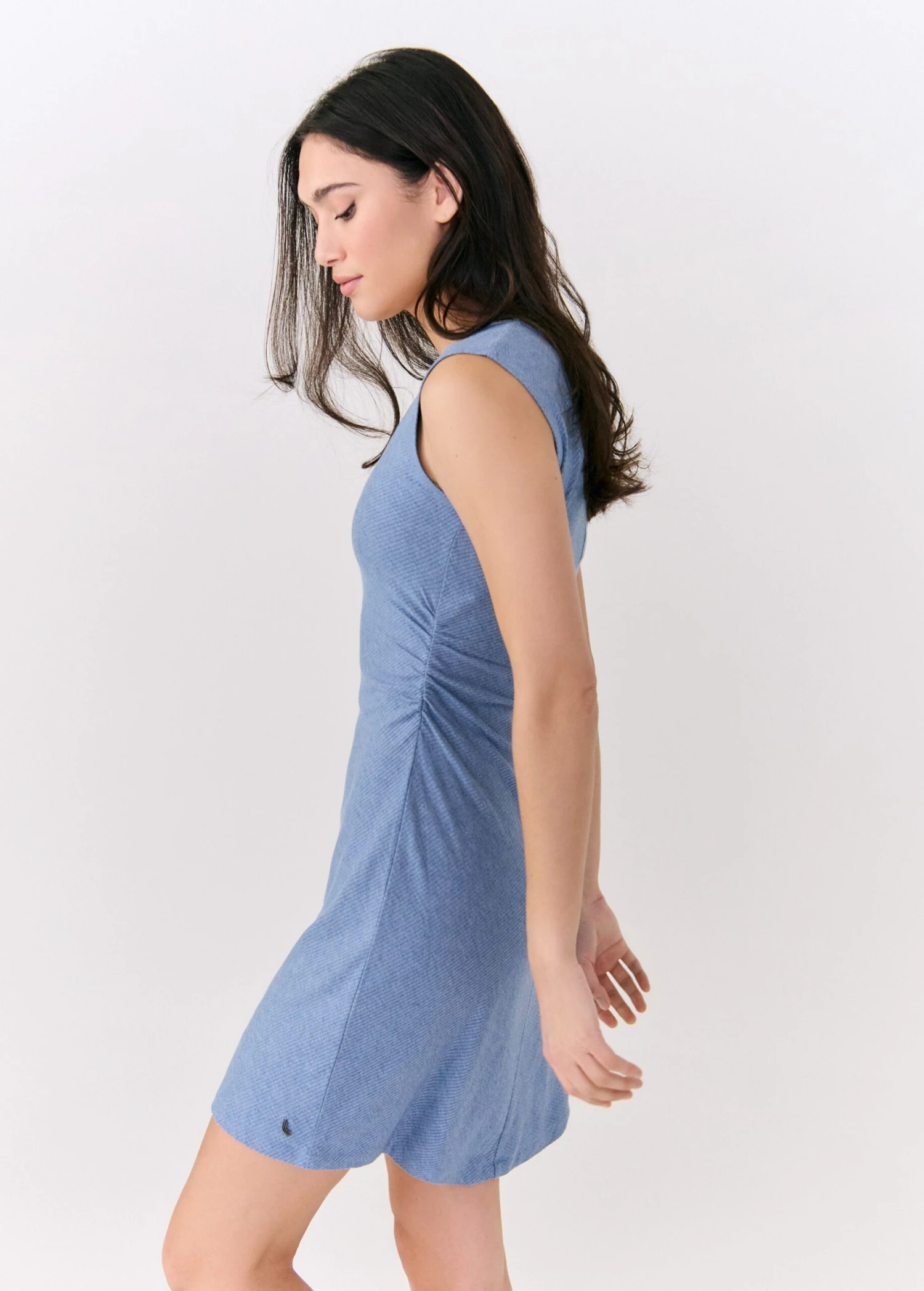 Traverse Ruched Short Sleeve Dress 10 Traverse Ruched Short Sleeve Dress - Image 8