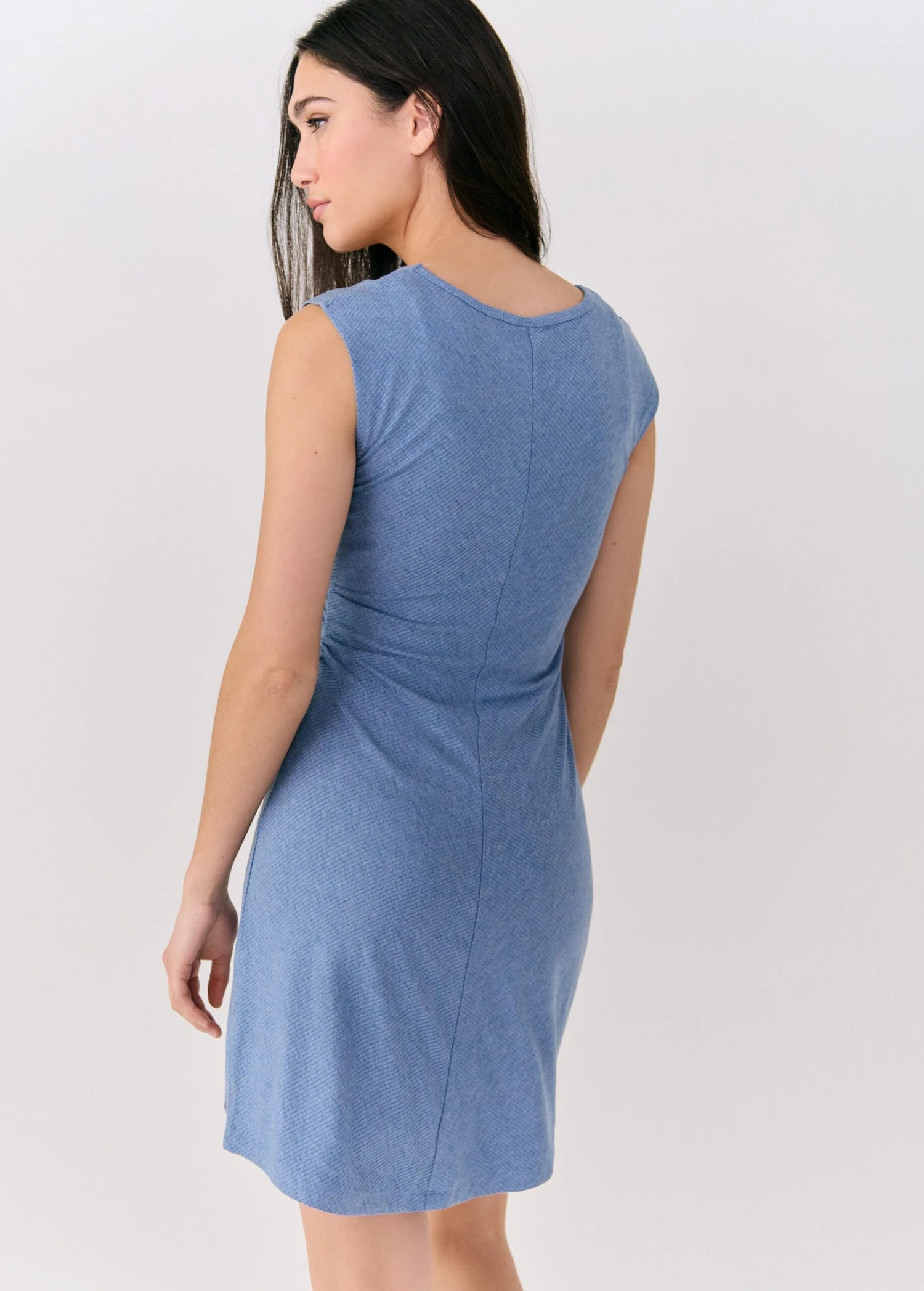 Traverse Ruched Short Sleeve Dress 11 Traverse Ruched Short Sleeve Dress - Image 9