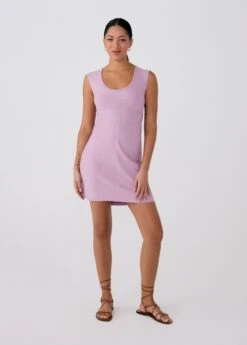 Traverse Ruched Short Sleeve Dress 26 Traverse Ruched Short Sleeve Dress -Lole Clothing Shop LSW4590 P749 1