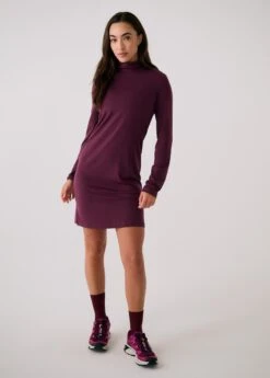 Dynamic Turtleneck Dress