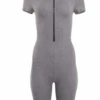 ZIP ME UP GRAY BIKER ROMPER -Lole Clothing Shop ScreenShot2020 05 08at12.56.50PM