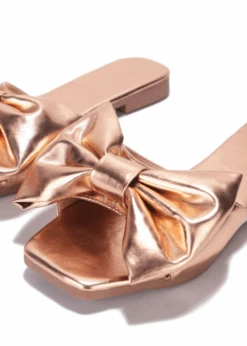 BOW DREAMING ROSE GOLD SANDAL -Lole Clothing Shop ScreenShot2021 02 20at4.52.01PM
