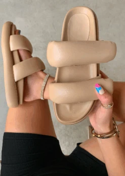 MISS PUFF TWO STRAP NUDE SANDAL -Lole Clothing Shop ScreenShot2021 06 23at1.50.15PM