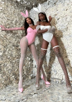 WHITE FISHNET RHINESTONE THIGH HIGH STOCKINGS -Lole Clothing Shop ScreenShot2021 09 14at4.19.43AM