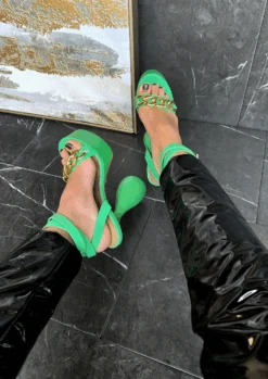 TIME FOR A TOAST GREEN PLATFORM HEEL -Lole Clothing Shop ScreenShot2021 11 08at7.36.51PM