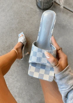 A WHOLE NEW LEVEL BLUE MULE HEEL