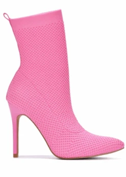 NEXT TO YOU PINK KNIT HEEL BOOT -Lole Clothing Shop ScreenShot2021 12 02at12.07.43AM
