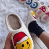 MAKE YOU SNUGGLE SANTA SLIPPERS